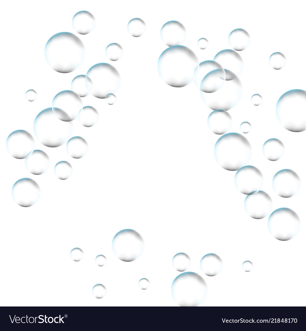 Frame for processing of transparent bubbles