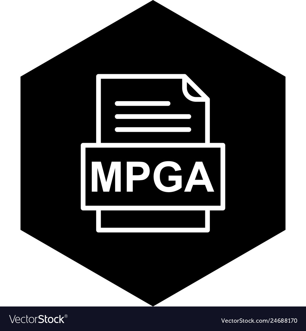 Mpga file document icon