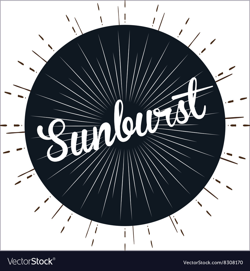 Sunburst pattern design