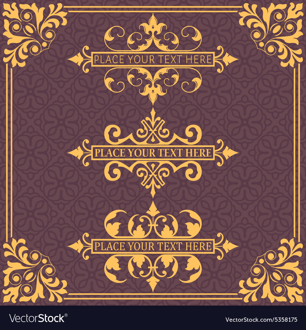 A set of elements for design