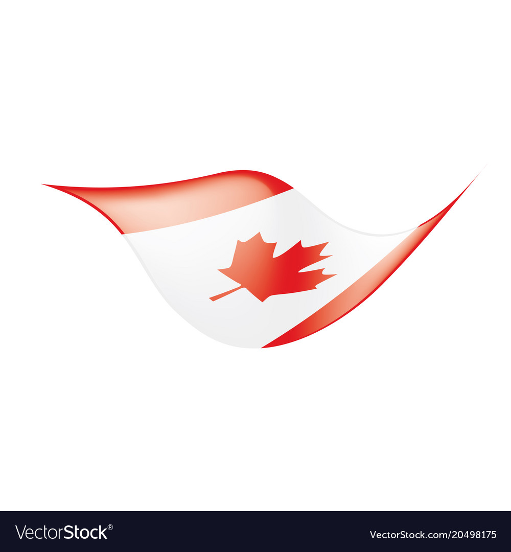 Canada flag Royalty Free Vector Image - VectorStock