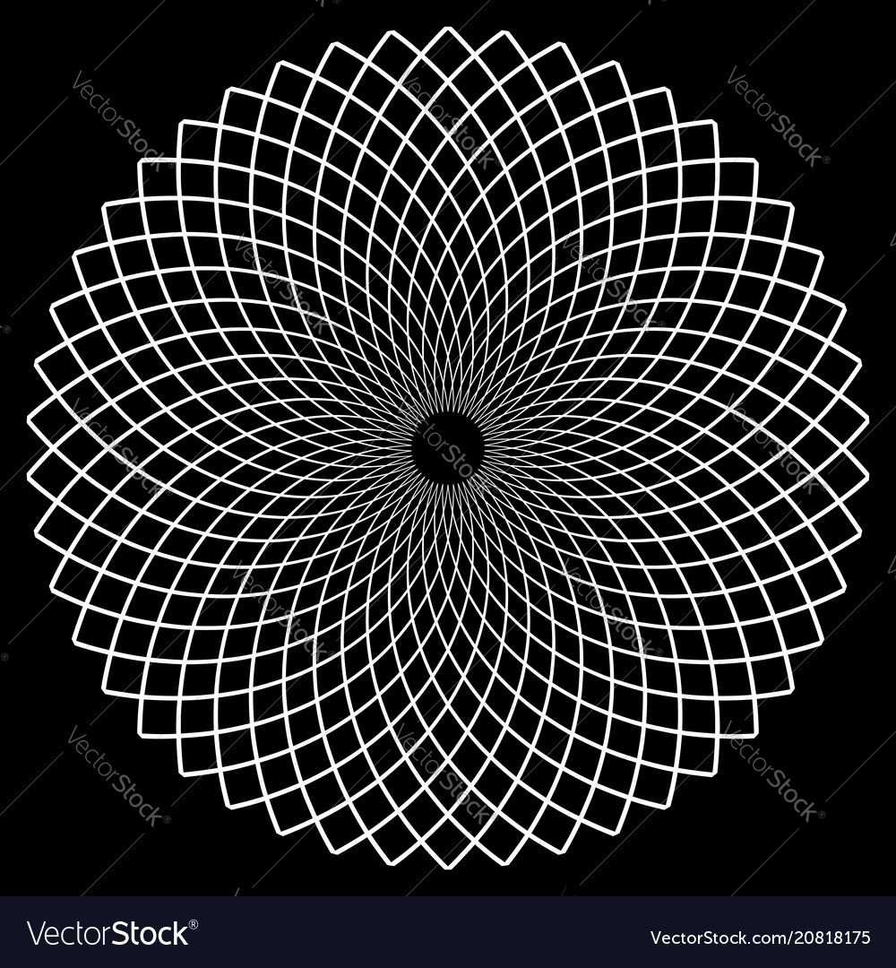 Circle design element vector image Circle design element