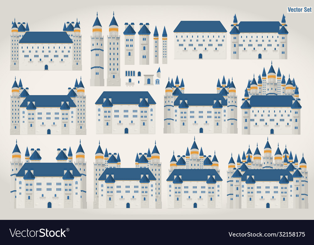 Set castles in different variants