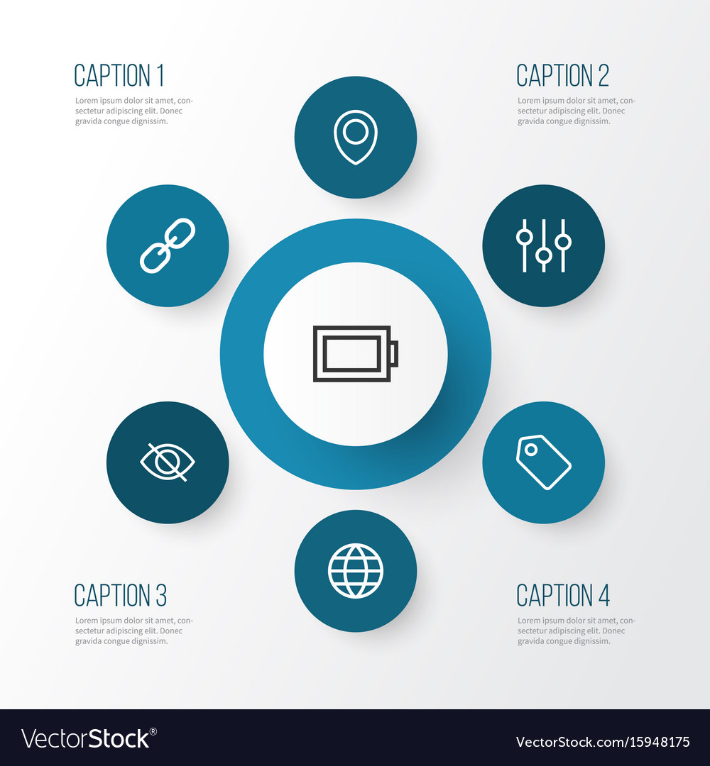 User outline icons set collection of location