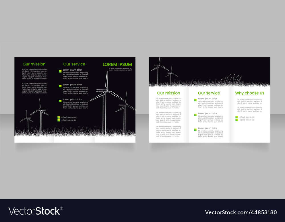 Alternative energy sources trifold brochure