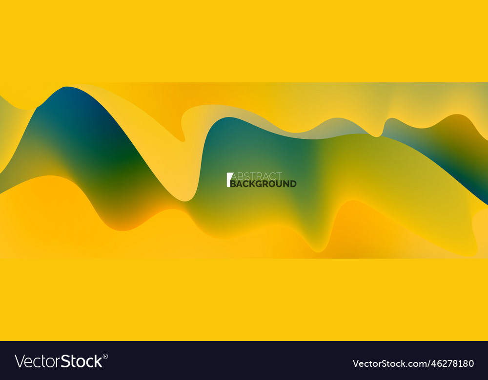 Dynamic liquid waves abstract background vector image Dynamic liquid waves abstract background