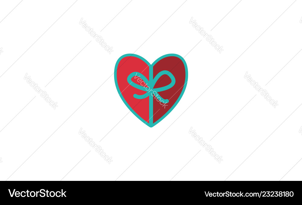 Gift box template design Royalty Free Vector Image