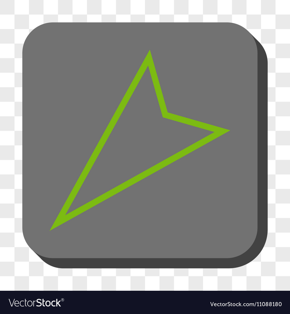 Pointer left down rounded square button