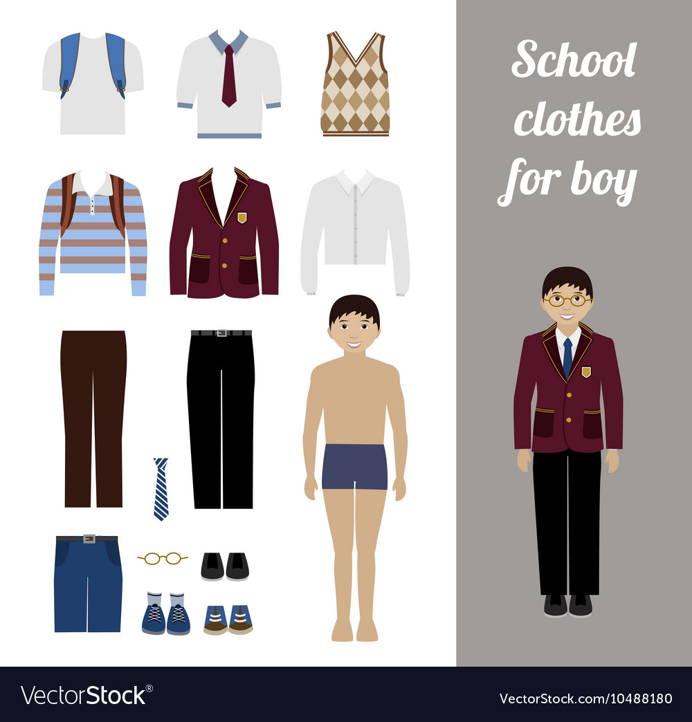 School Boy Uniform Set