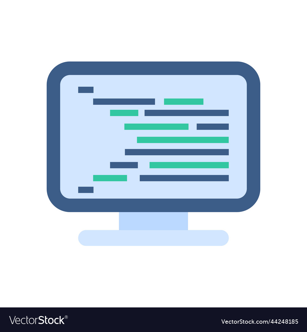 Data coding for program developers on the website vector image Data coding for program developers on the website