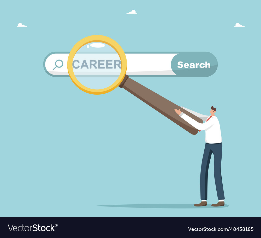 Man points to the search bar
