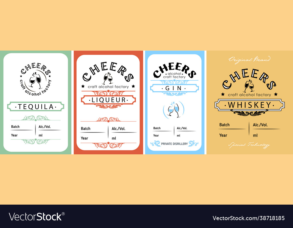 Set label design with ethnic elements in thin