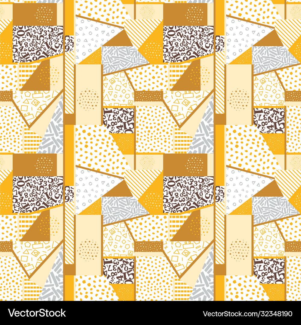 Abstract seamless pattern flower Royalty Free Vector Image