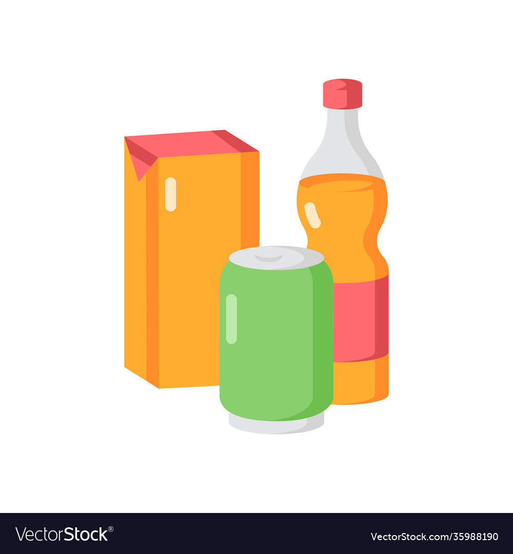 Beverage flat color icon