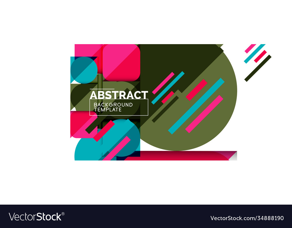 Clean minimal geometric abstract background