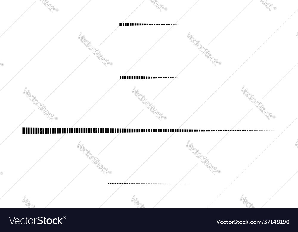 Dashed random straight parallel lines geometric Vector Image Dashed random straight parallel lines geometric