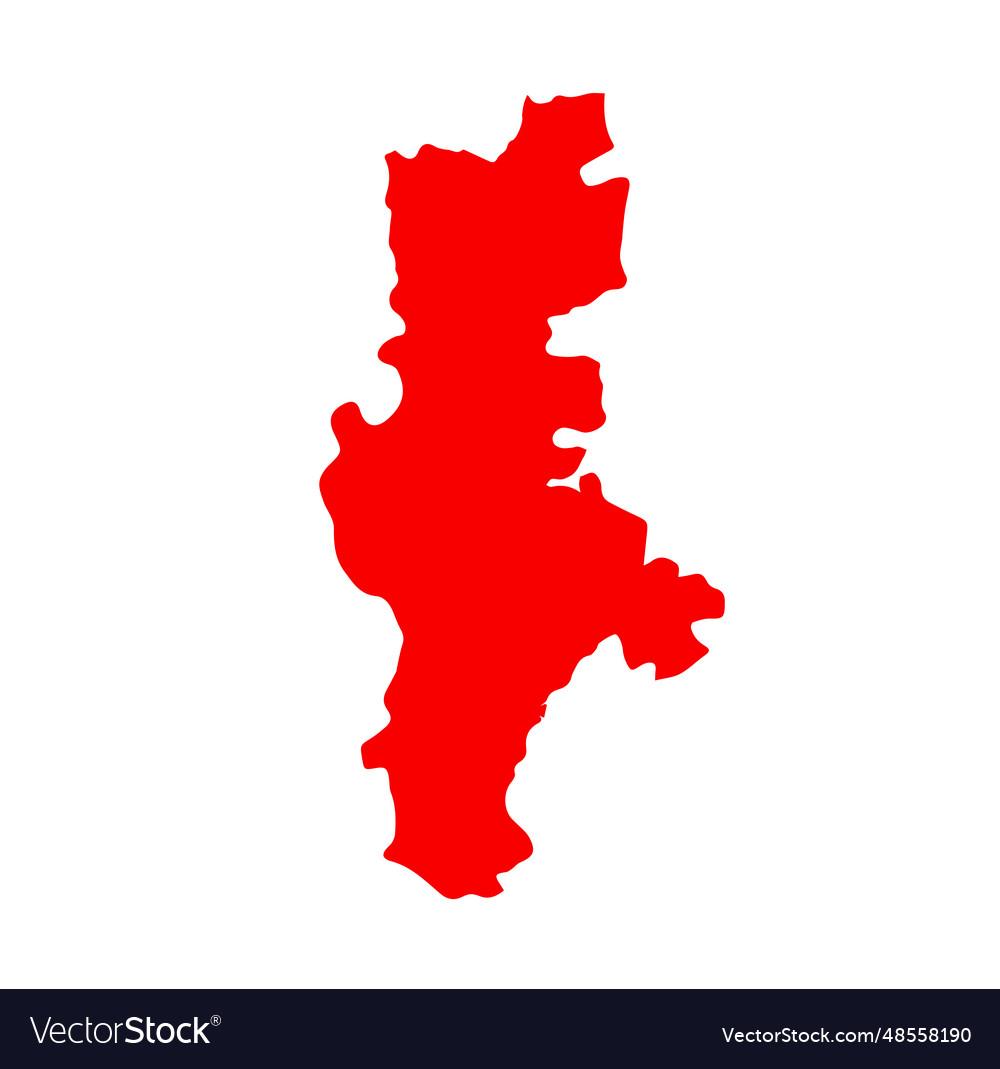 Gadchiroli dist map in red color