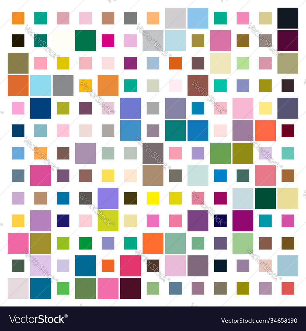 Random size squares design element