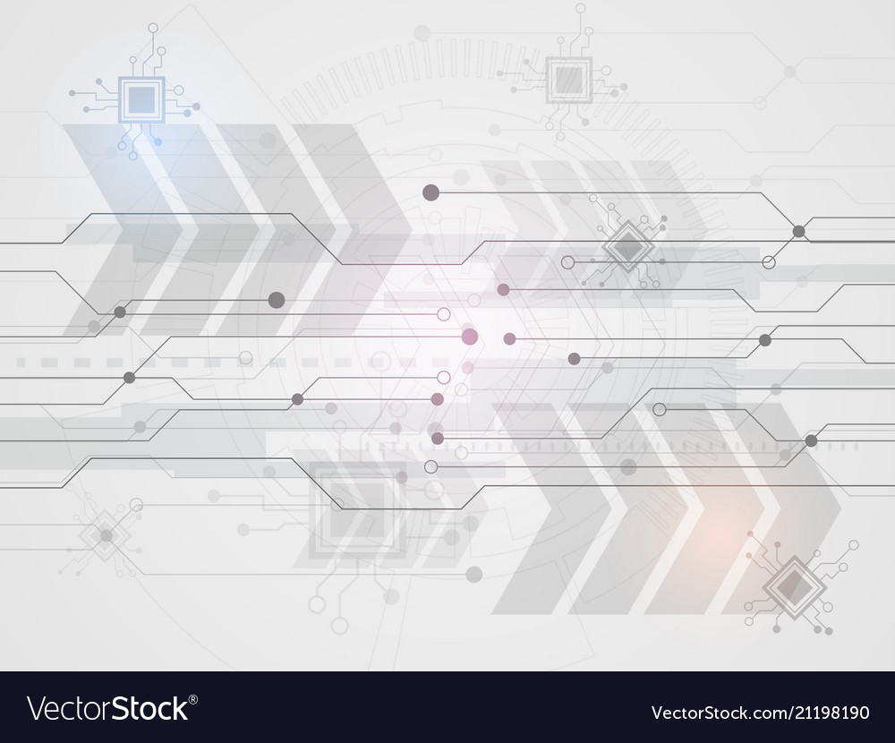 Technological and science background with lines