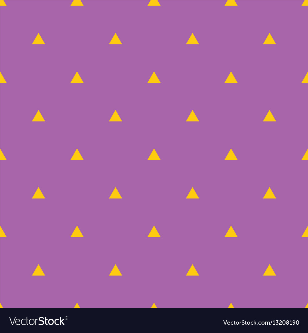 Yellow Triangle Tile Pattern