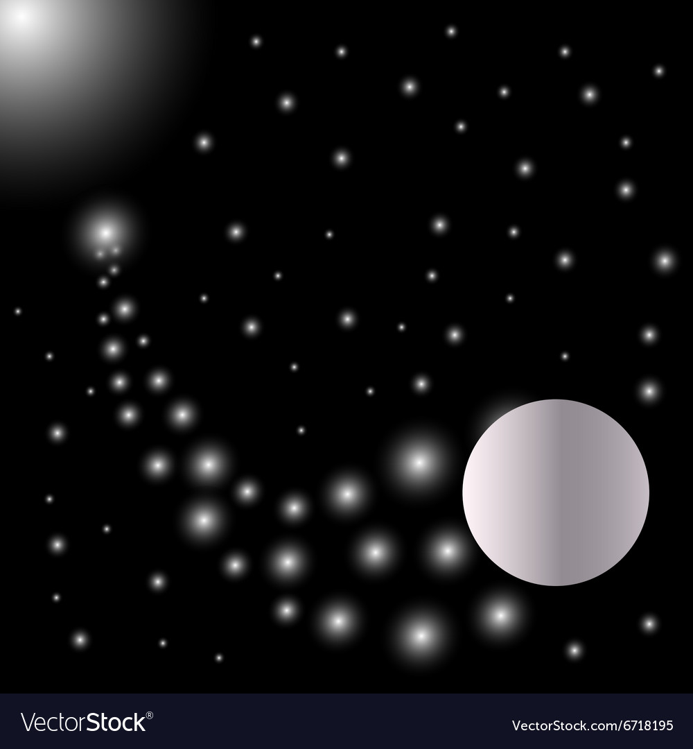 Abstract bright falling star royalty free vector image