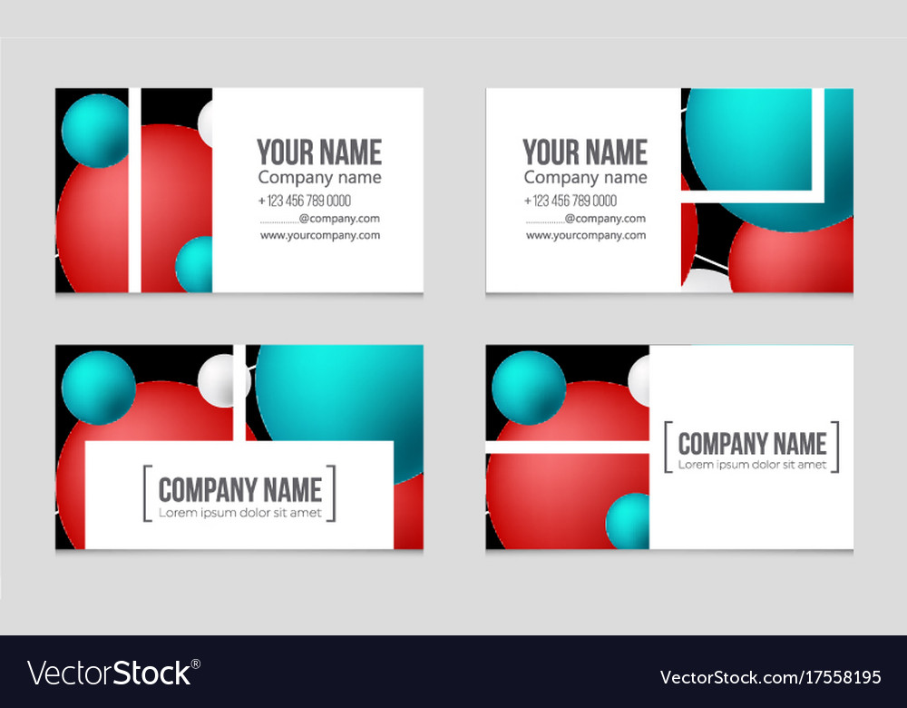 Abstract layout background set for art
