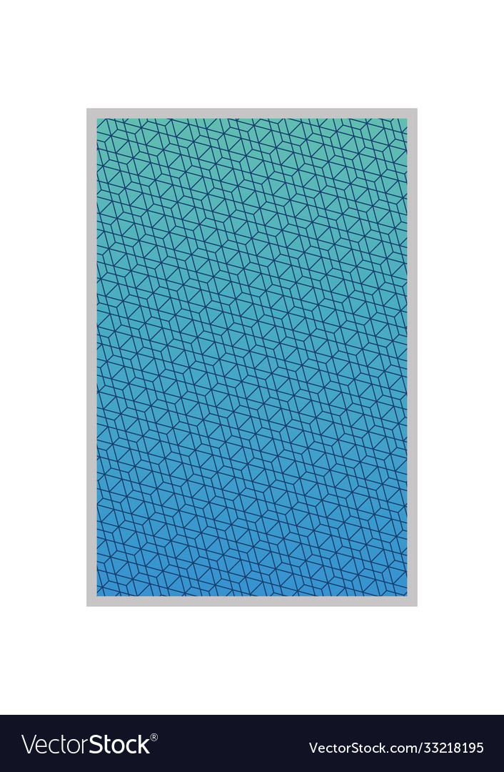 Blue gradient and pattern background frame