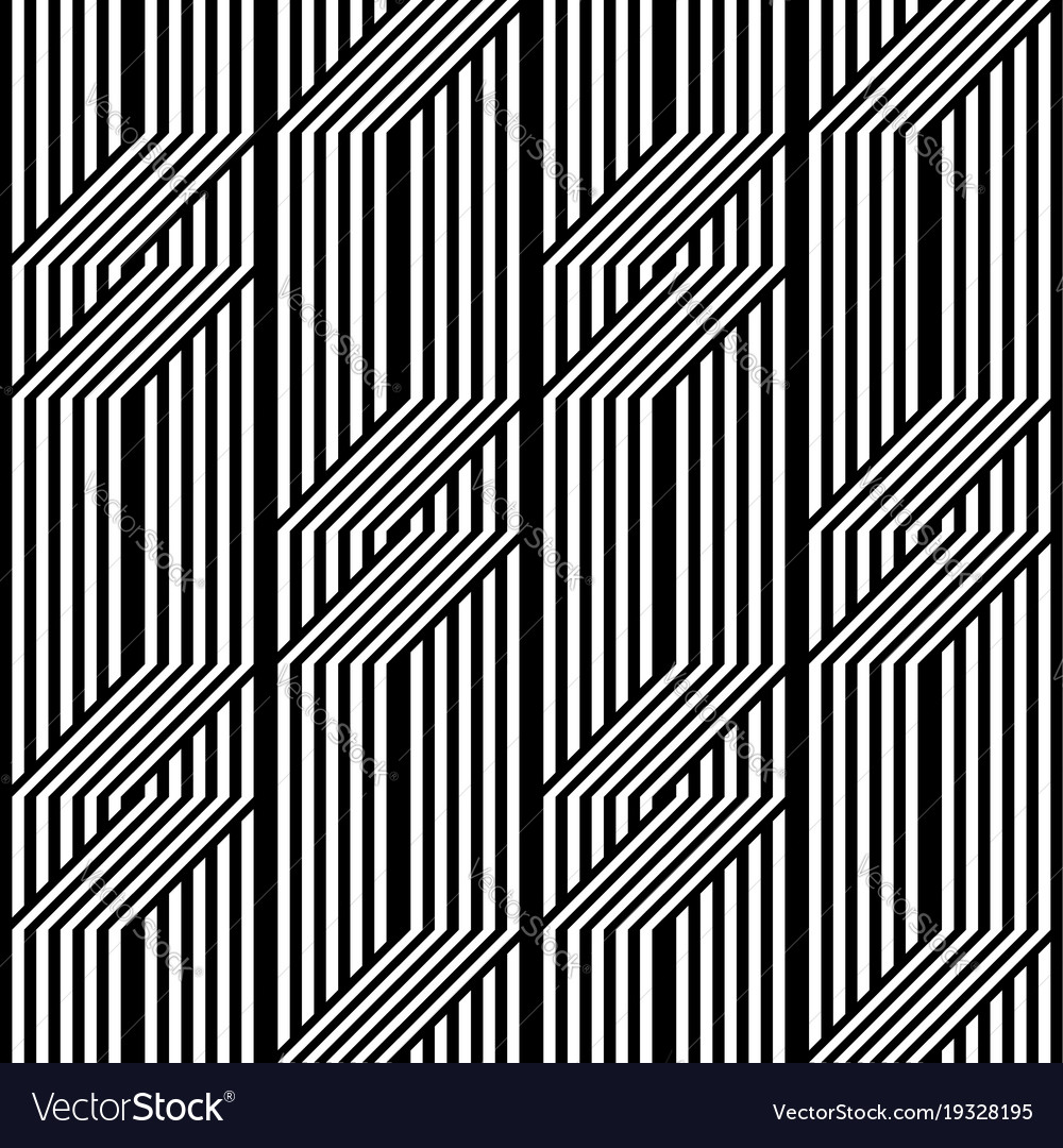 Design seamless monochrome zigzag pattern
