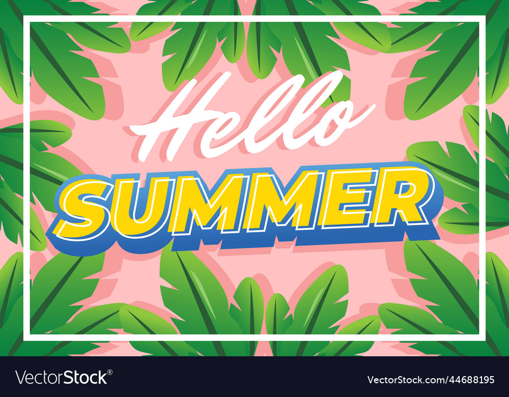 Hallo Sommer Urlaub Party Strand Template