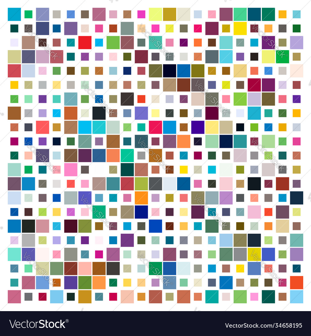 Random size squares design element