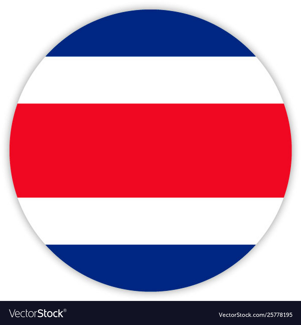 Simple round flag