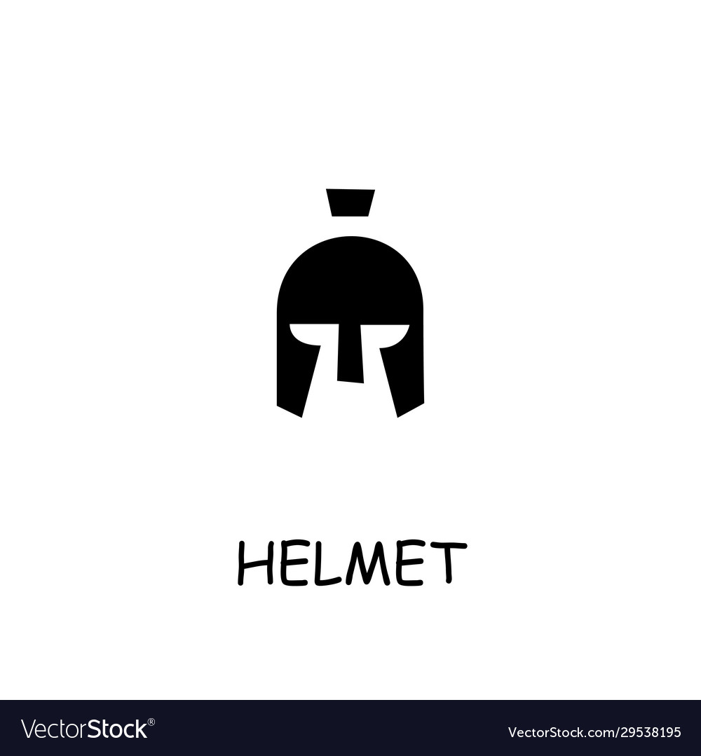 Ersatz Helm flache Ikone