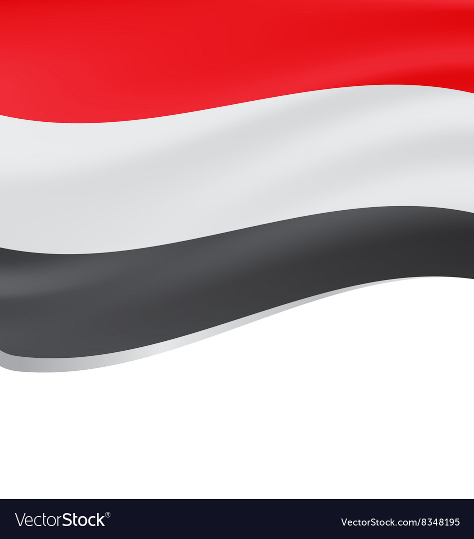 Rasierflagge isoliert auf weiß