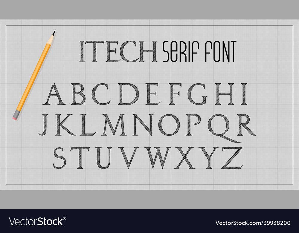 Blueprint architecture font