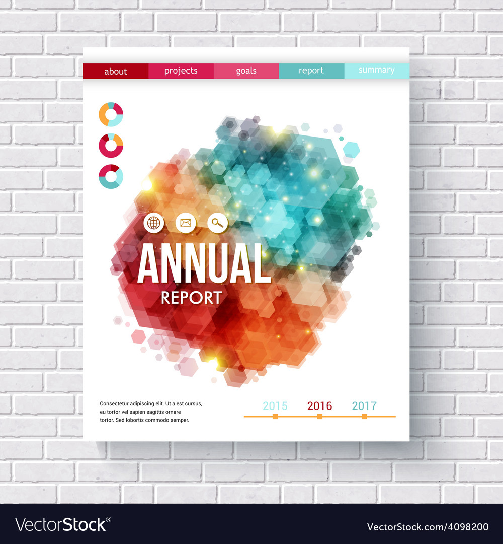 Colorful Annual Report Template