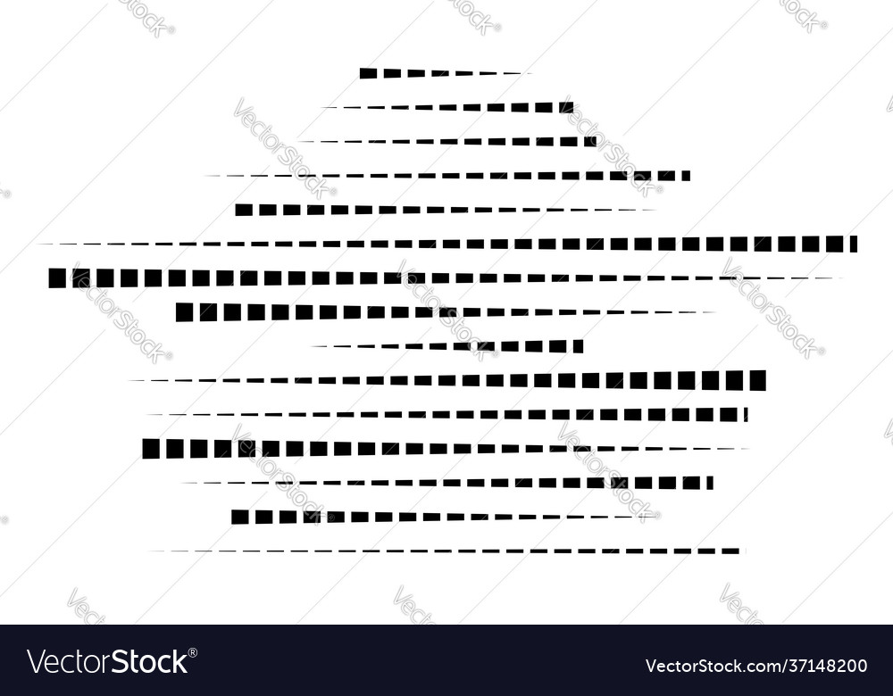 Dashed random straight parallel lines geometric