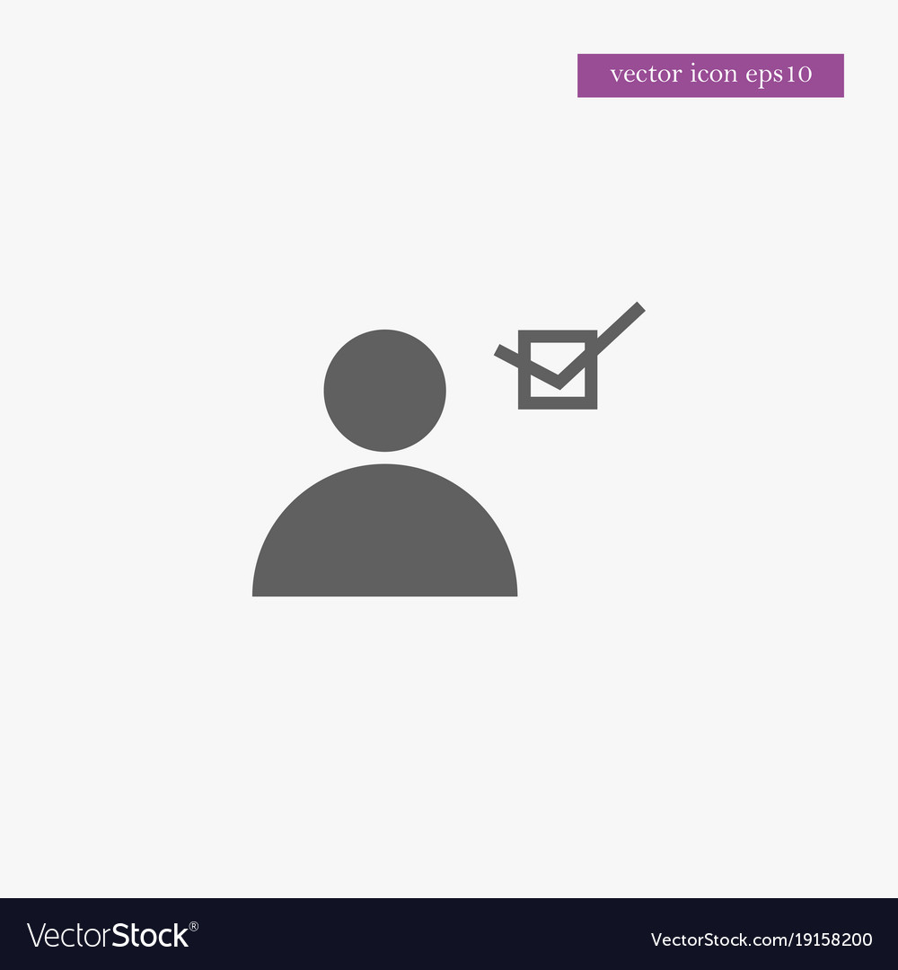 Human icon simple Royalty Free Vector Image - VectorStock