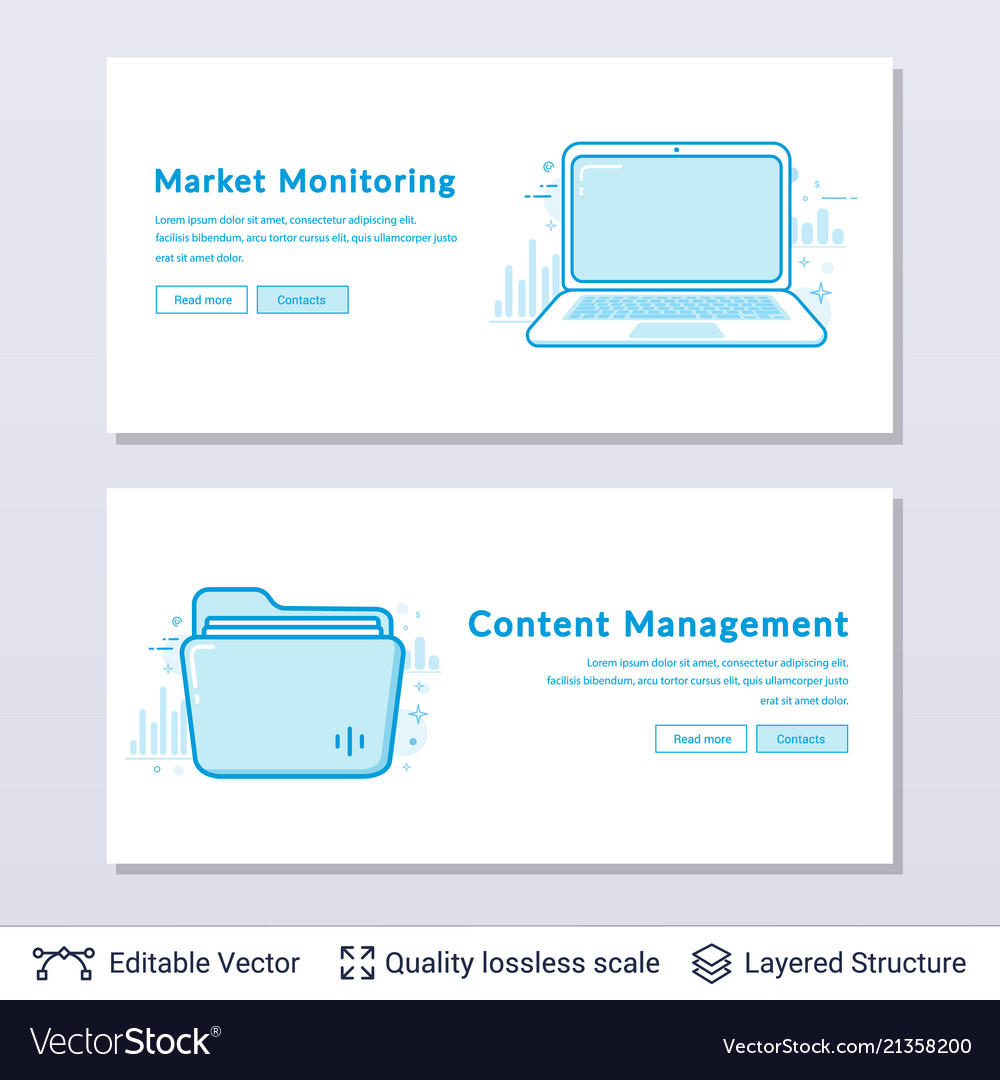 Lap top and folder symbols