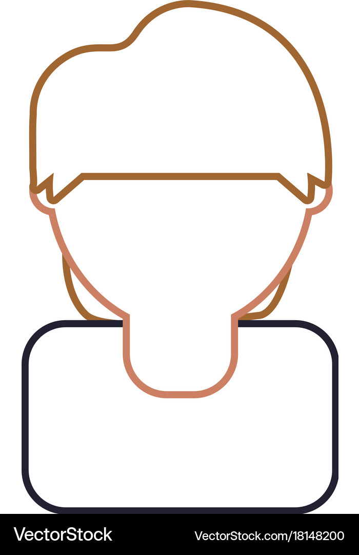 Man face Royalty Free Vector Image - VectorStock
