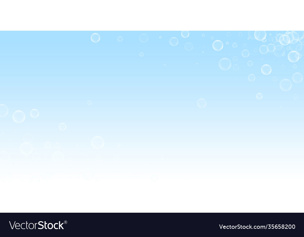 Random soap bubbles abstract background blowing b