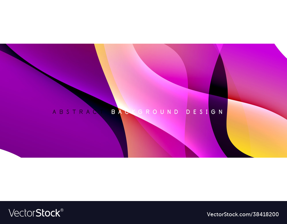 Trendy simple fluid color gradient abstract