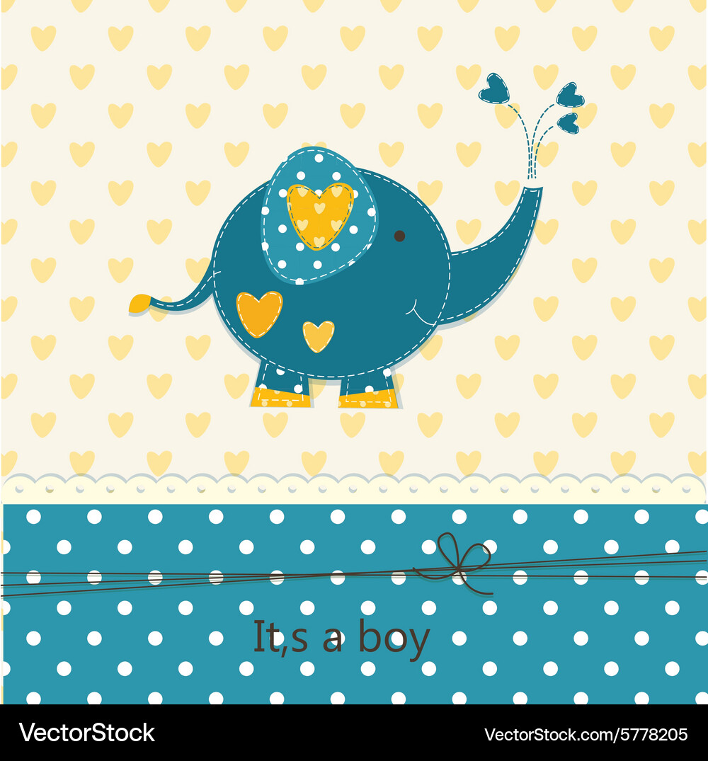 Elephant Baby Shower Background