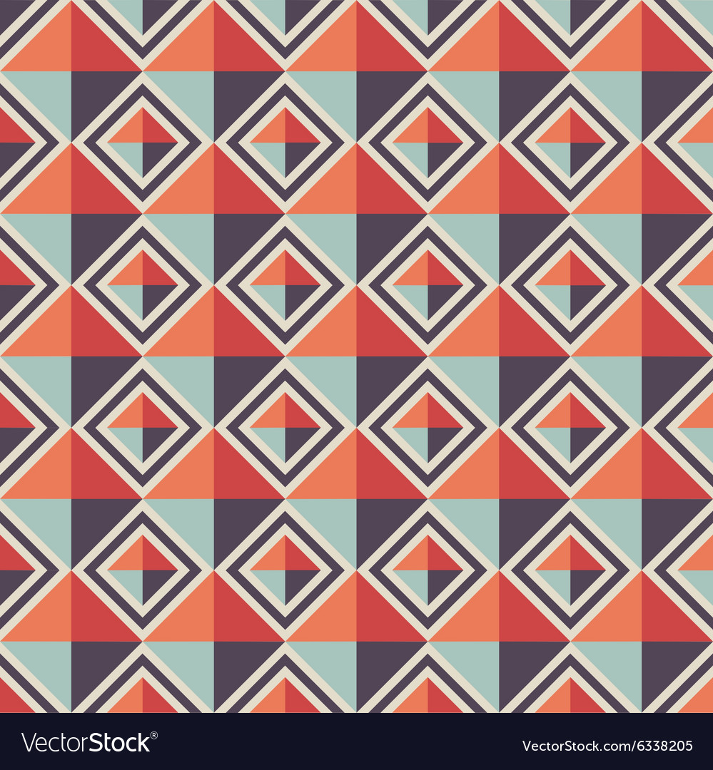 Seamless geometric pattern rhombus background Vector Image