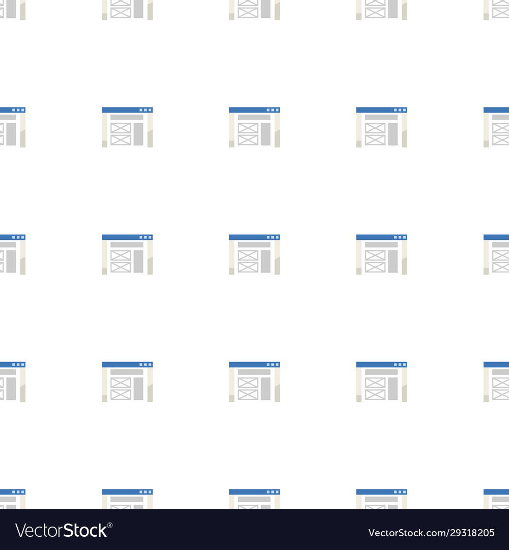 Wireframe icon pattern seamless isolated on white