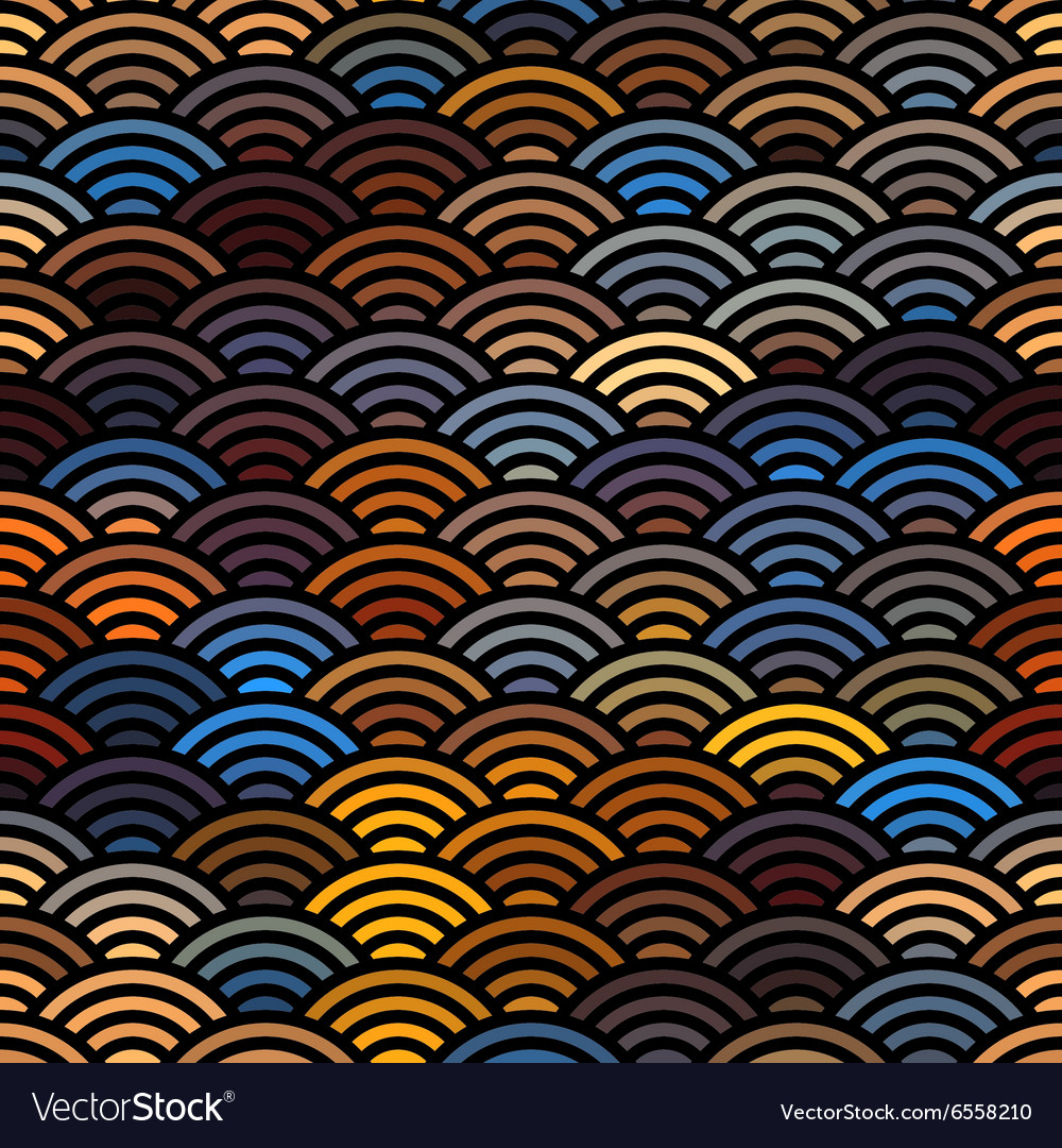 Abstract arc pattern