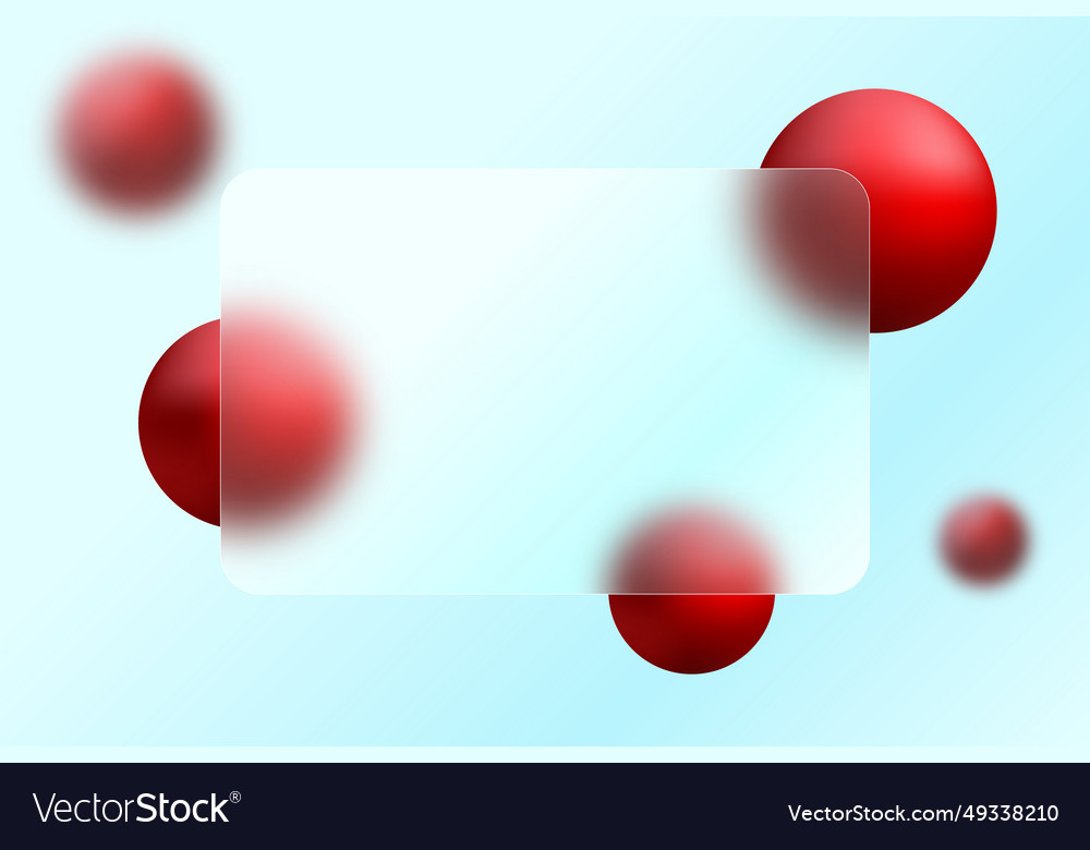 Abstract background with dynamic balls under