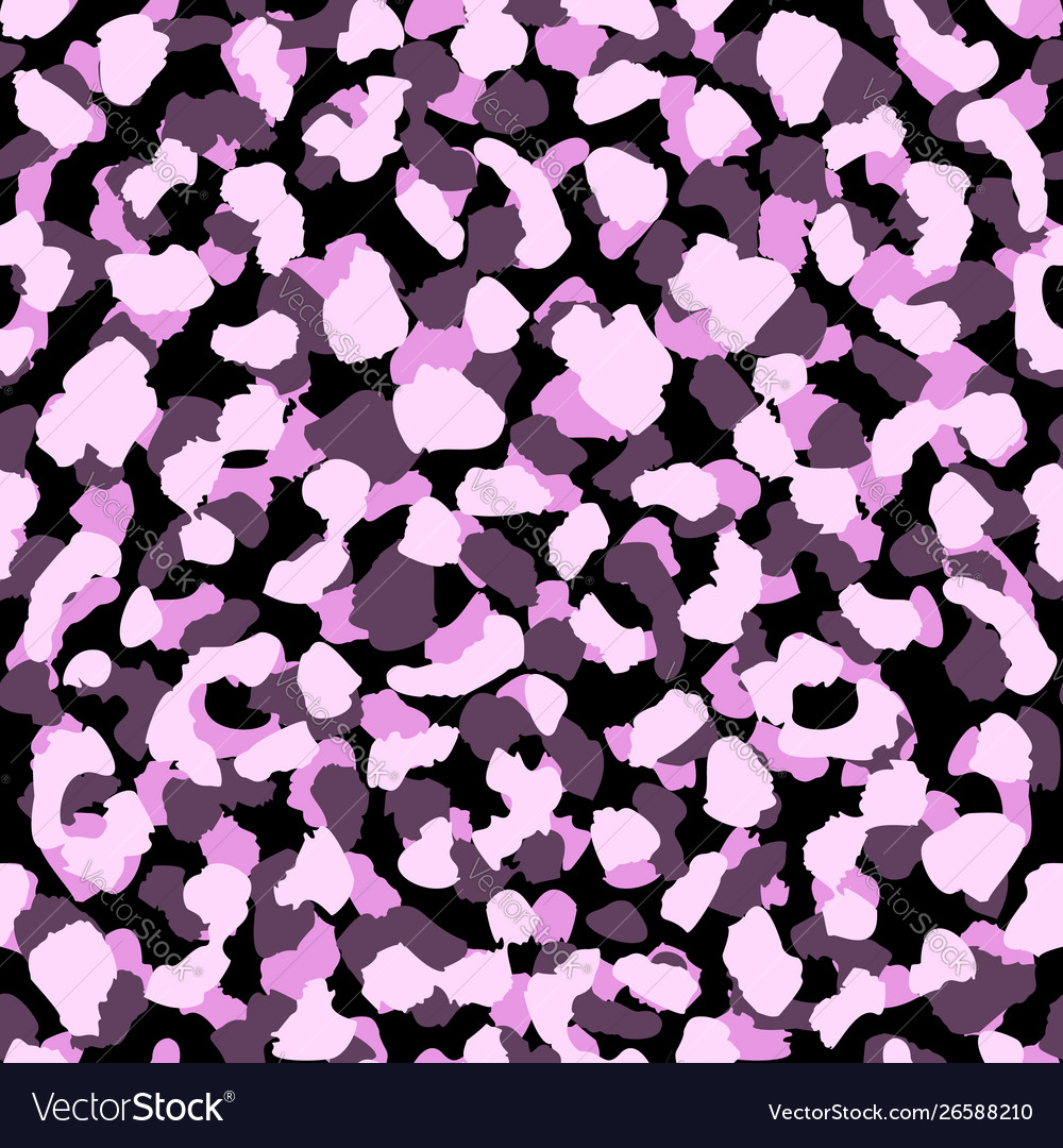 Abstract leopard skin seamless pattern design vector image Abstract leopard skin seamless pattern design