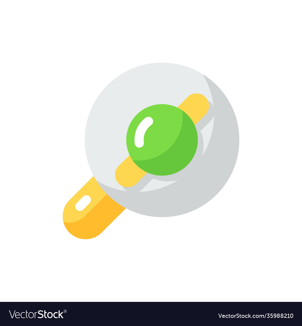 Browser app flat color icon vector image Browser app flat color icon
