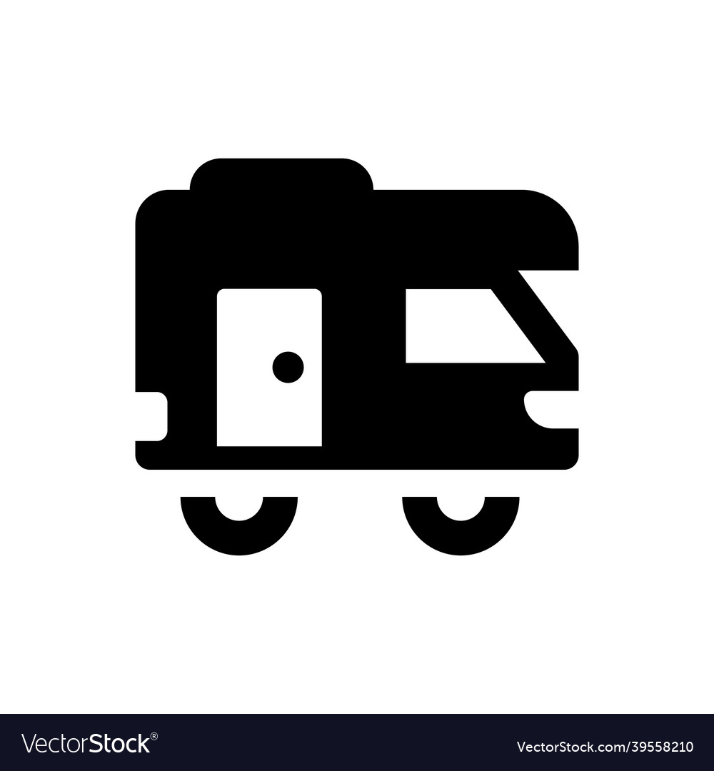 Caravan icon Royalty Free Vector Image - VectorStock