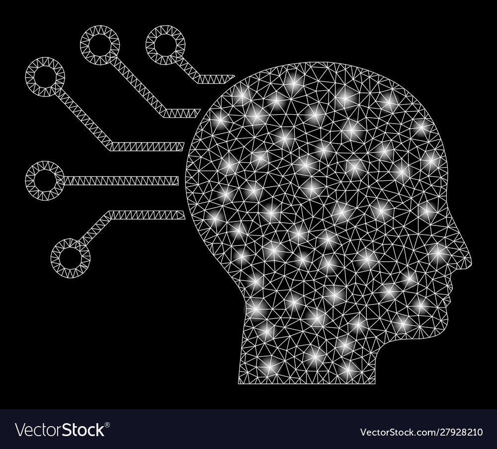 Flare mesh network neural interface with vector image Flare mesh network neural interface with